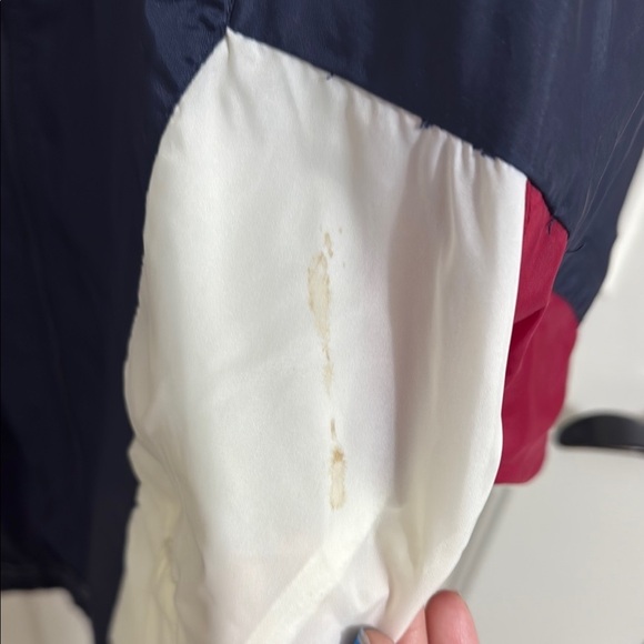 Vintage Reebok Men’s Navy and Burgundy Windbreaker Size L - Picture 6 of 6